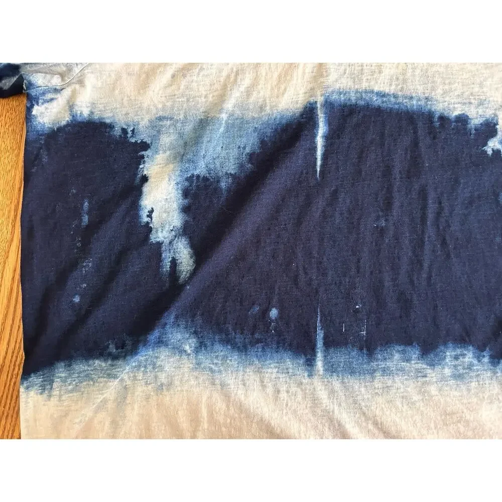 Polo Ralph Lauren Hoodie 4XB Big Blue White Tie Dye Long Sleeve Pony Cotton